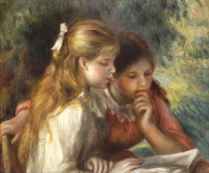 The Reading, c.1890-95 (oil on canvas) | Obraz na stenu