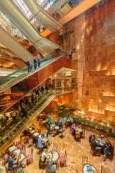 New York, New York State, United States of America. Interior of Trump Tower on Fifth Avenue. | Obraz na stenu