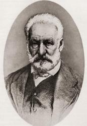 Victor Marie Hugo, 1802-1885. French poet, novelist and dramatist. From the book "The Masterpiece Library of Short Stories" volume 3 French. | Obraz na stenu