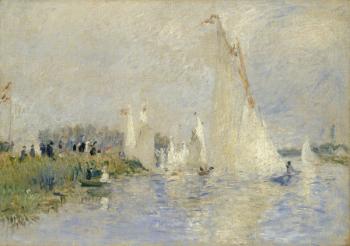 Regatta at Argenteuil, 1874 (oil on canvas) | Obraz na stenu