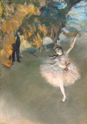 The Star, or Dancer on the stage, c.1876-77 (pastel on paper) | Obraz na stenu