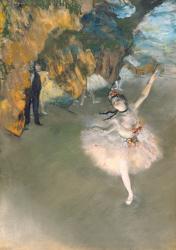 The Star, or Dancer on the stage, c.1876-77 (pastel on paper) | Obraz na stenu