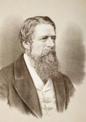 Stafford Henry Northcote, 1st Earl of Iddesleigh, c.1890 (litho) | Obraz na stenu