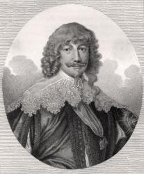 William Cavendish, engraved by Bocquet, illustration from 'A catalogue of Royal and Noble Authors, Volume III', published in 1806 (litho) | Obraz na stenu