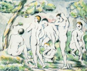 The Bathers, small plate (Les baigneurs, petit planche) 1897 (colour litho) | Obraz na stenu
