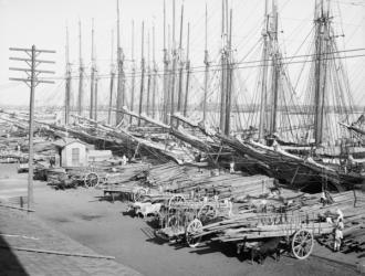 Muelle Tallapiedras, Havana, c.1904 (b/w photo) | Obraz na stenu