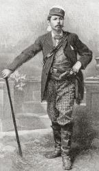 Frederic Villiers, aged 24, 1851–1922. From The Strand Magazine published 1894. | Obraz na stenu