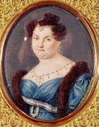 Marie-Christine de Bourbon-Sicile (1806-78) Queen of Spain (oil on canvas) | Obraz na stenu