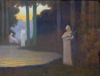 Lyricism in the Forest, 1910 (pastel on paper) | Obraz na stenu