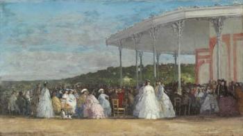 Concert at the Casino of Deauville, 1865 (oil on canvas) | Obraz na stenu