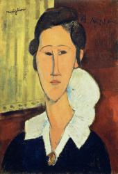 Portrait of Madame Hanka Zborowska, 1917 (oil on canvas) | Obraz na stenu