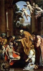 The Last Sacrament of St. Jerome, 1614 (oil on canvas) | Obraz na stenu