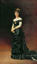 Portrait of Madame Bishoffsheim, 1877 (oil on canvas) | Obraz na stenu