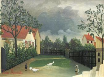 The Farm Yard, 1896-98 (oil on canvas) | Obraz na stenu