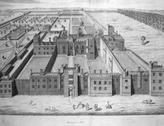 Penshurst Place, from 'The History and Topographical Survey of the County of Kent' by Edward Halstead, 1747 (engraving) | Obraz na stenu