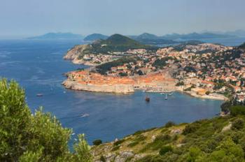View of the old city and port, Dubrovnik, Croatia (photo) | Obraz na stenu
