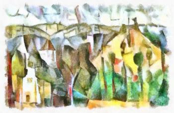 View #6,2016,(mixed media) | Obraz na stenu