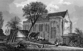 Eltham Palace, Kent, engraved by William Watkins, 1831 (engraving) | Obraz na stenu