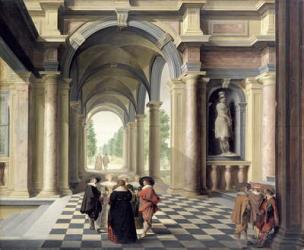 A Renaissance Hall (oil on board) | Obraz na stenu