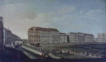 The Post Office in Potsdam, 1784 (oil on canvas) | Obraz na stenu