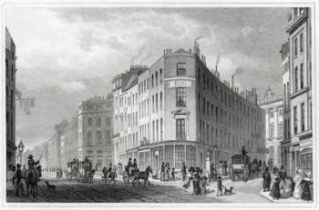 Piccadilly, from Coventry Street, 1830 (engraving) | Obraz na stenu