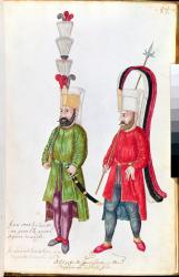 Persian Janissaries, 1513 (w/c on paper) | Obraz na stenu