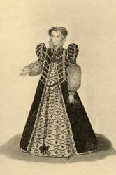 Catherine de Medici (1519-89) (litho) | Obraz na stenu