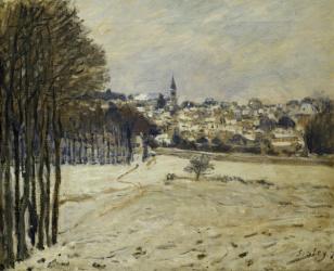 The Snow at Marly-le-Roi, 1875 (oil on canvas) | Obraz na stenu