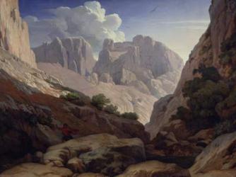 The Gorges of Atlas, 1843 (oil on canvas) | Obraz na stenu