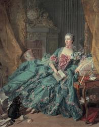 Madame de Pompadour, 1756 (oil on canvas) | Obraz na stenu