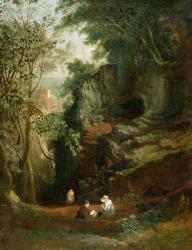 Landscape near Clifton, c.1822-23 (oil on canvas) | Obraz na stenu