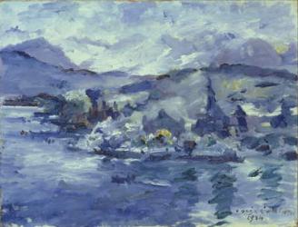 Afternoon on Lake Lucerne, 1924 (oil on canvas) | Obraz na stenu