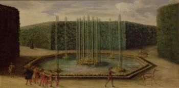 The Fountain of Bacchus at Versailles (oil on canvas) | Obraz na stenu