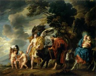 The Flight into Egypt, 1647 (oil on canvas) | Obraz na stenu