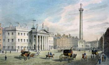 Sackville Street, Dublin, showing the Post Office and Nelson's Column | Obraz na stenu
