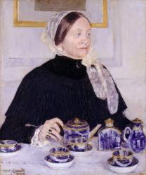Lady at the Tea Table, 1883-5 (oil on canvas) | Obraz na stenu