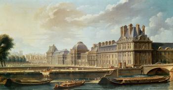 The Palace and Garden of the Tuileries, 1757 (oil on canvas) | Obraz na stenu