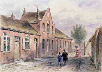 Witcher's Alms Houses Tothill Fields, 1850 (w/c on paper) | Obraz na stenu