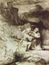 The Agony in the Garden (etching) | Obraz na stenu