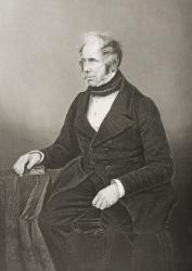Henry John Temple (1784-1865) 3rd Viscount Palmerston, engraved by D.J. Pound from a photograph, from 'The Drawing-Room of Eminent Personages, Volume 2', published in London, 1860 (engraving) | Obraz na stenu