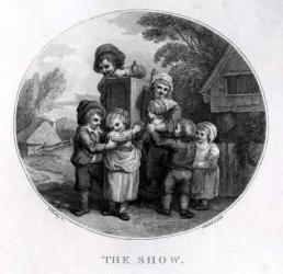 The Peep Show, 1789 (engraving) | Obraz na stenu