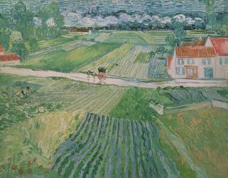 Landscape at Auvers after the Rain, 1890 (oil on canvas) | Obraz na stenu