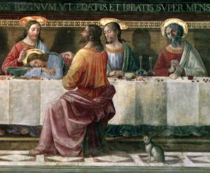 The Last Supper (fresco) (detail of 43922) | Obraz na stenu
