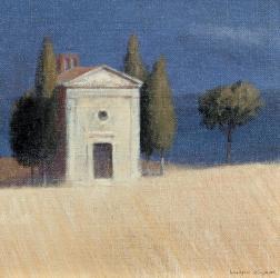 Chapel near Pienza II, 2012 (acrylic on canvas) | Obraz na stenu