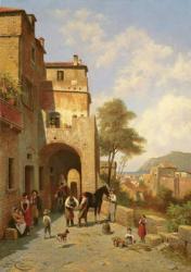 View of Spottorno on the Mediterranean Coast, 19th century | Obraz na stenu