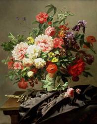 Peonies, Poppies and Roses, 1849 | Obraz na stenu