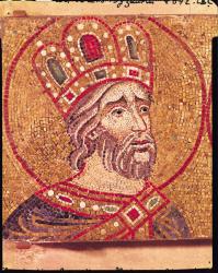 Emperor Constantine I (c.274-337) the Great (mosaic) | Obraz na stenu