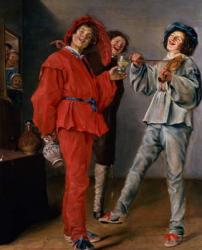 Three Boys Merry-making, c.1629 | Obraz na stenu