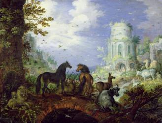 Orpheus Charming the Animals, 1626 (oil on panel) | Obraz na stenu