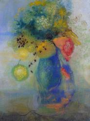 Vase of flowers (pastel) | Obraz na stenu